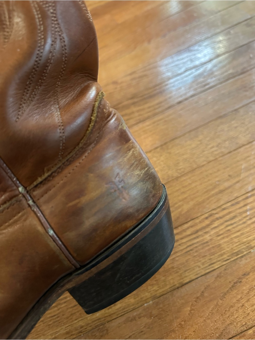 Frye Leather Cowgirl Boots Women’s 9.5 - Picture 8 of 10
